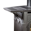 Matte Pewter Cast Iron Stove Shelf Kit G1009