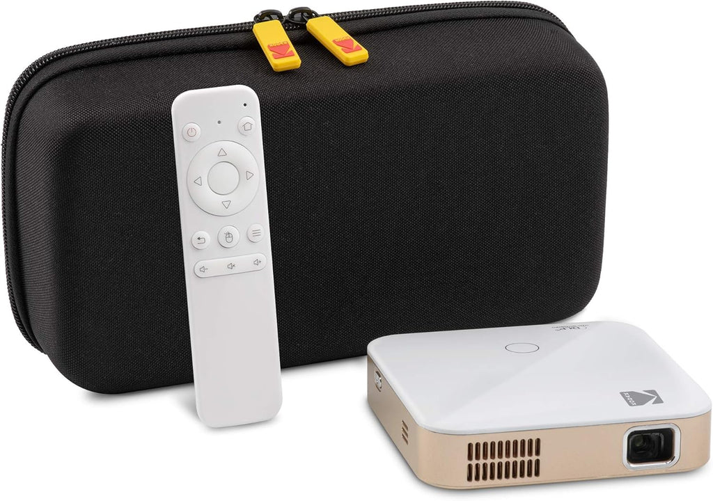Pocket Projector with Built-in Speaker and EVA Travel Case B4256