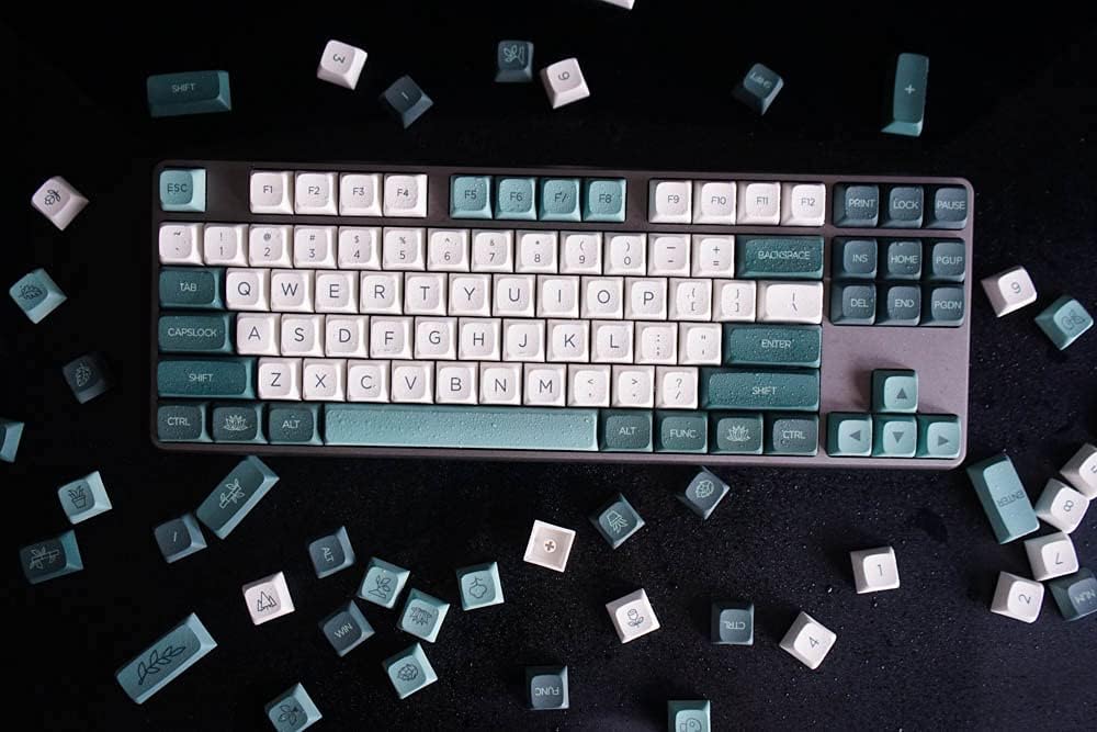 138 Botanical XDA Keycaps PBT Dye-Sublimated for MX Switch Mechanical Keyboard L99027