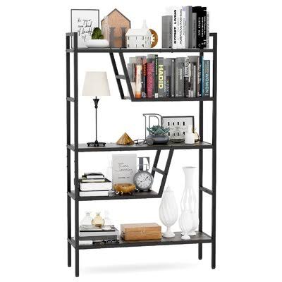 Black Steel Standard Bookcase K669999