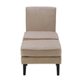 Taupe Olivia Chair and Ottoman B673201