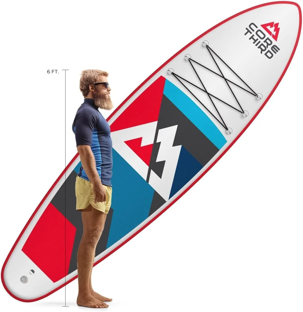 10'6" Inflatable Paddle Board with Complete SUP Kit S617326