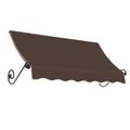 Brown Fixed Acrylic Fabric Awning P1331
