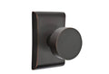 Round Knob Dummy Pair with Oil Rubbed Bronze Finish X43588