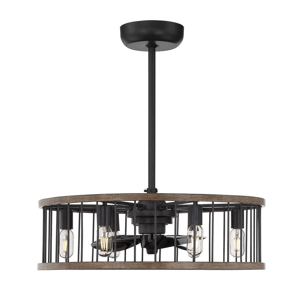 LED Fan D`lier Sapele Z9521