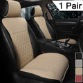 Beige PU Car Seat Covers for Front Seats L78687