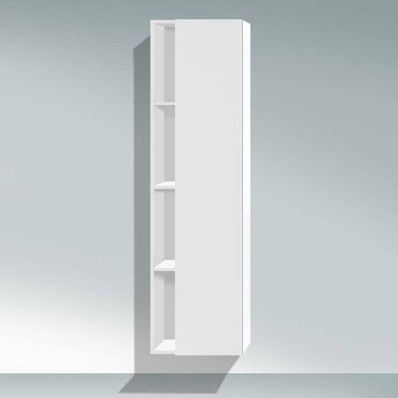 Bi-Color Natural Walnut Tall Cabinet F1393