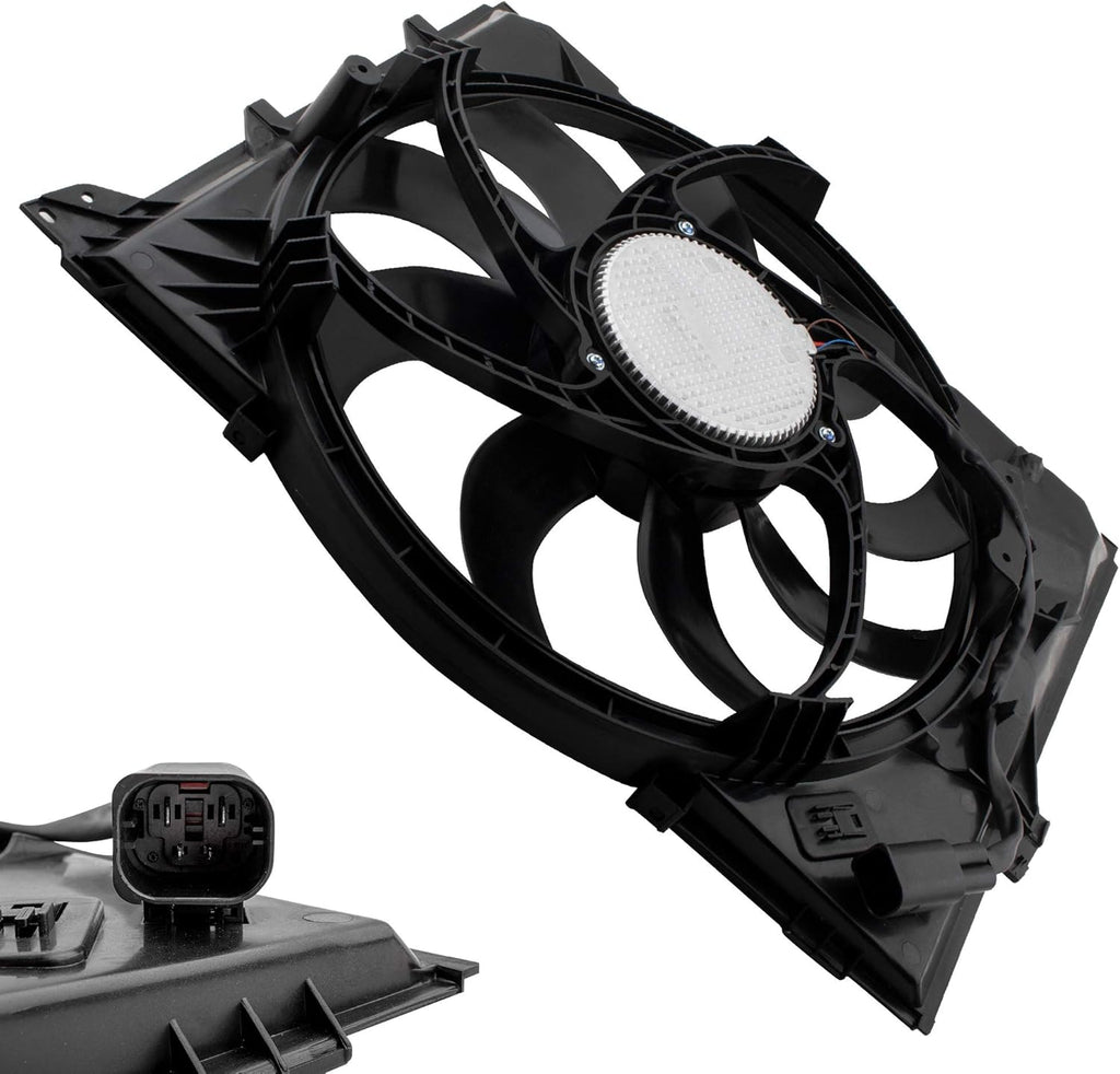 Radiator Cooling Fan Assembly for BMW 3.0L N52N Engine S1447