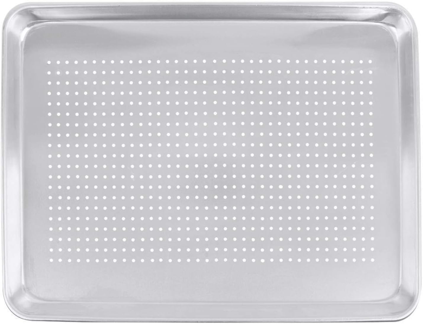 18 x 26 inch Perforated Aluminum Sheet Pan, 19 Gauge, Pack of 2 O440