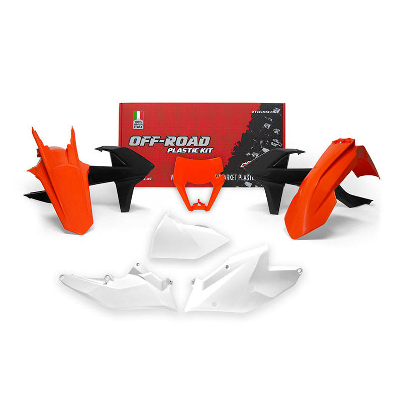Orange White Black 6pcs Plastic Kits H896