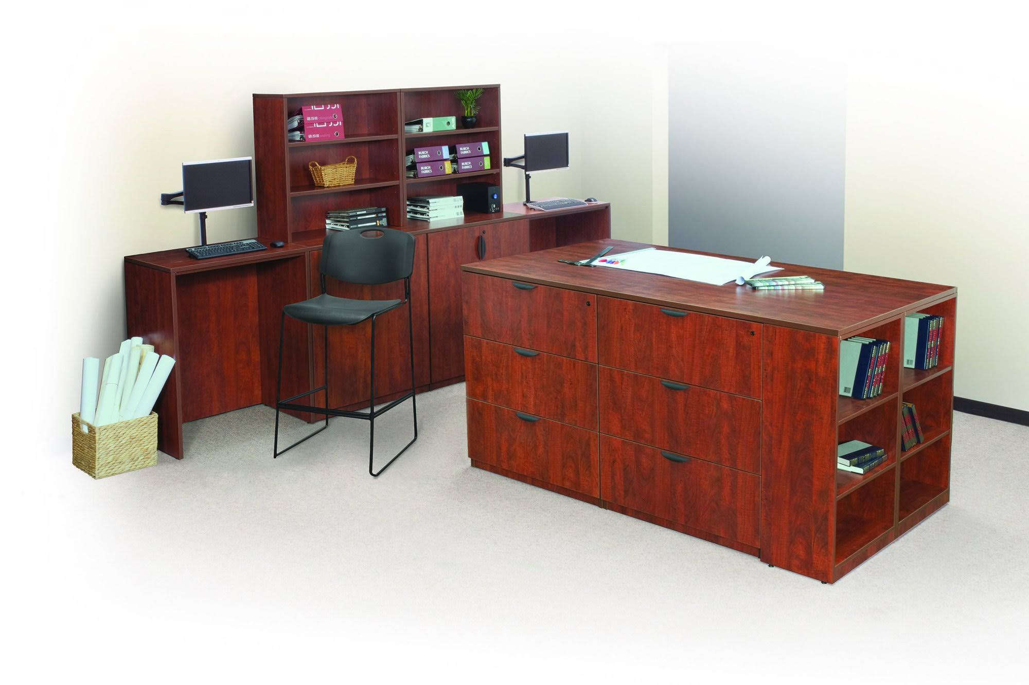Ash Grey Open Hutch I372396