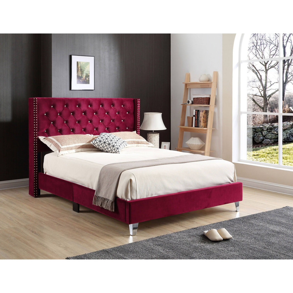 Tan King Bed F787974