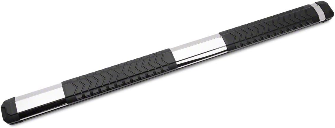 5-Inch Aluminum Side Step Bars with Stainless Cover Plates X502888