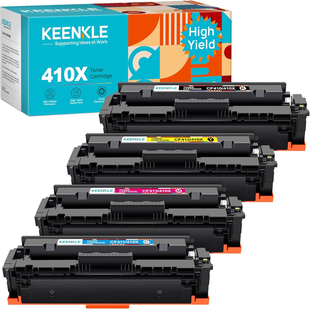 Black Cyan Yellow Magenta 4 Pack Toner Cartridge O4061