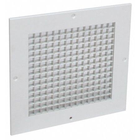Eggcrate Return Grille, Surface Mount, 16 x 16, White, PK2 W534871