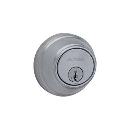 Satin Chrome Single Cylinder Deadbolt W453