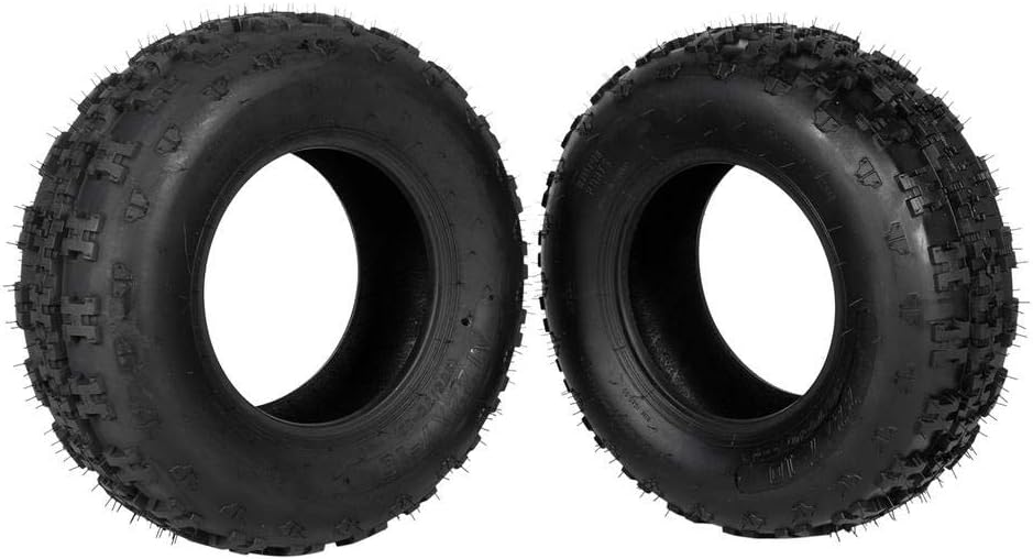 2Pcs ATV UTV Tires Tubeless 22x7-10 4Ply Front U283424