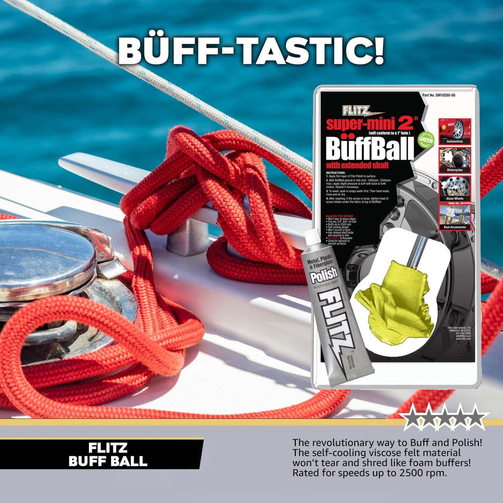 Yellow 2-Inch Buff Ball, 6-Pack Y5144
