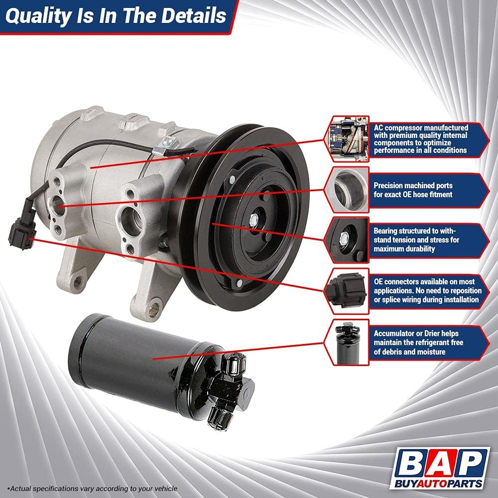 AC Compressor with A/C Drier C755471