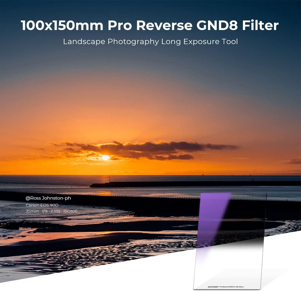100X150mm Reverse GND8 Graduated Neutral Density Filter U37855