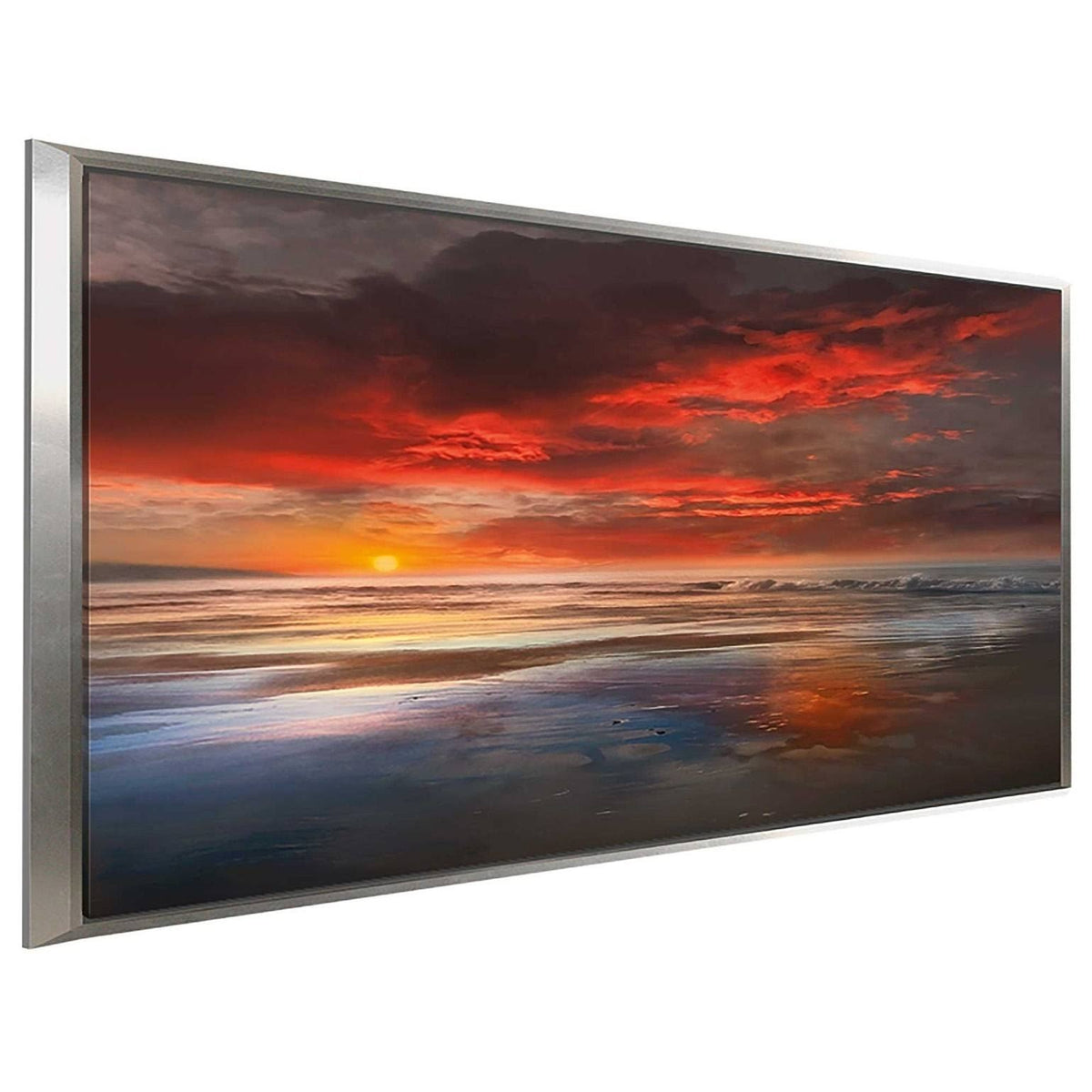 Red Canvas in Floating Frame Z570986