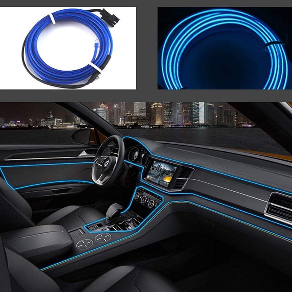 Blue Neon Flexible Tube Wire Light 2m/6ft Z988