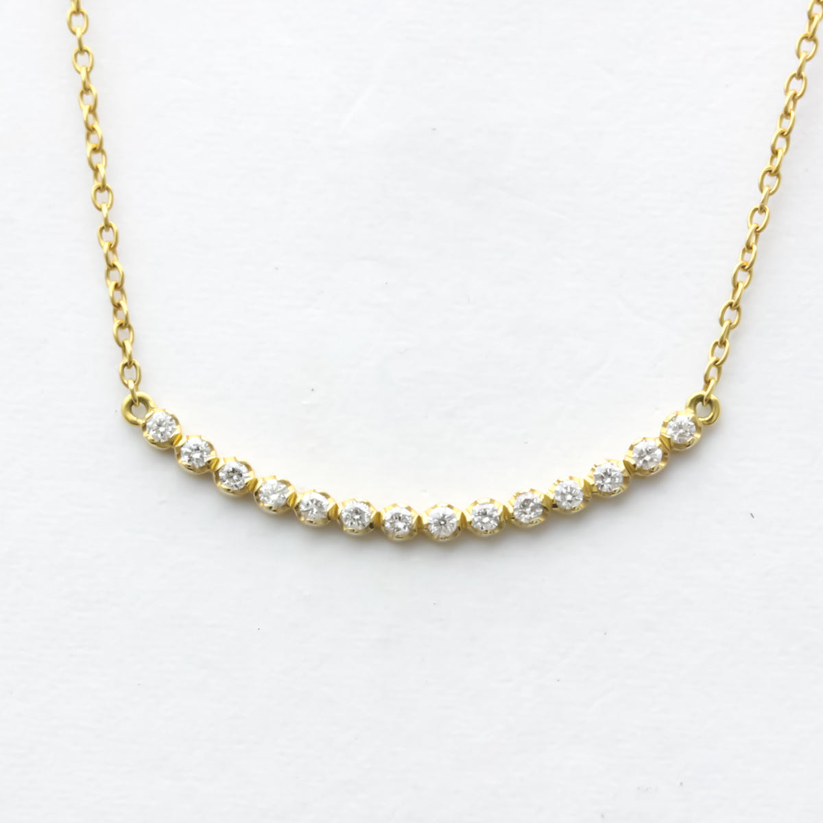 Yellow Gold Diamond Pendant Necklace T488451