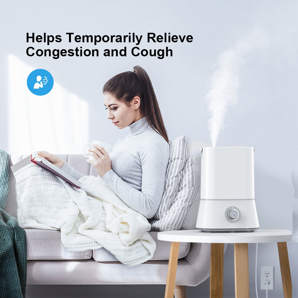 White 4L Ultrasonic Humidifier with 360° Nozzle Y90066
