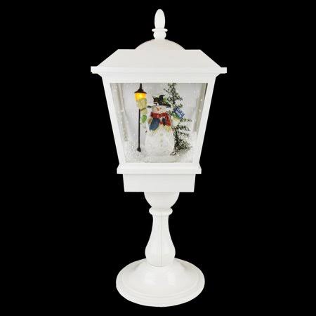Lighted Musical Snowman Christmas Street Lamp P88256