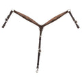 Choc Buckstitch Breast Collar W1879