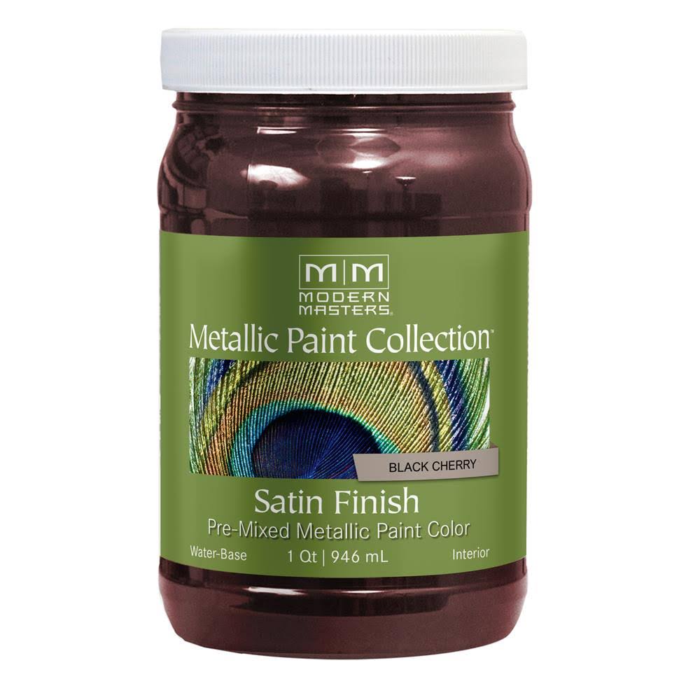 Satin Black Cherry Metallic Paint, 32 oz. (4 Pack) J975197