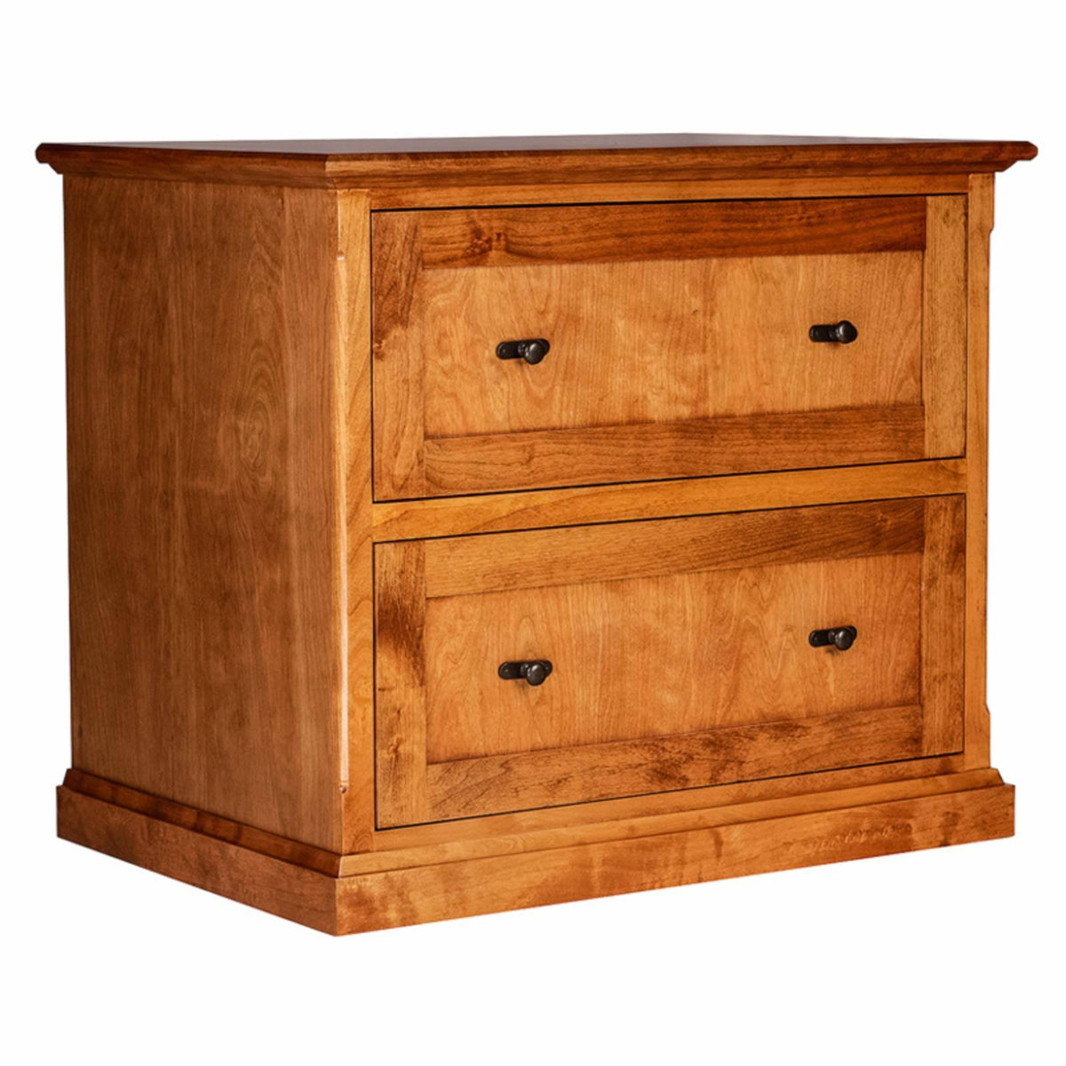Mission Lateral File Cabinet with Black Knobs L2757