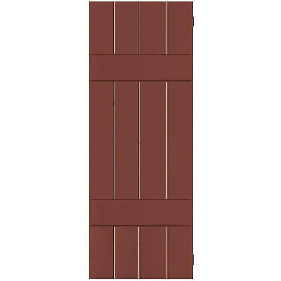 15 x 22 x 60 Western Red Cedar Board-n-Batten Shutters (Per Pair) L293