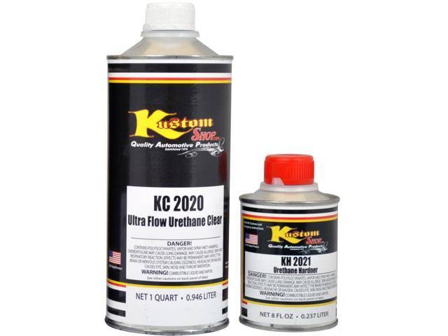 Silver Blue Metallic Low VOC Urethane Basecoat Clearcoat Car Paint Quart Kit L2098