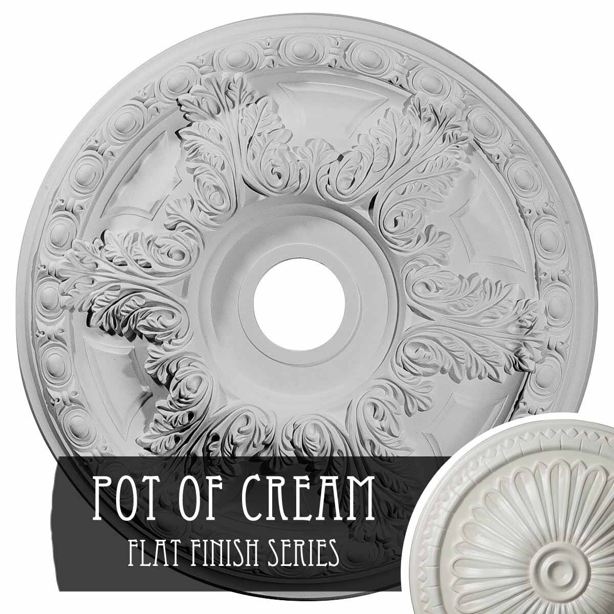 23 3/8x22OD x 3 5/8x22ID x 2 1/2x22P Ceiling Medallion V824