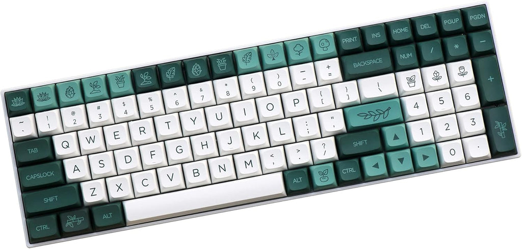 138 Botanical XDA Keycaps PBT Dye-Sublimated for MX Switch Mechanical Keyboard L99027