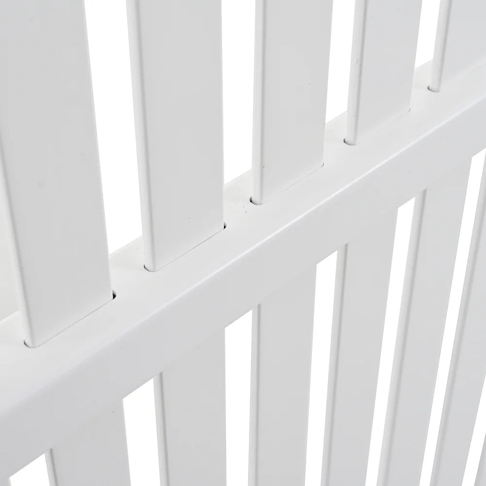 White Vinyl Outdoor Privacy Screen Panels Kit P461
