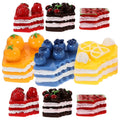 12 Pcs Simulated Mini Cake Ornaments Desserts Model I42236