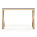 Black Glass Top Console Table N137113
