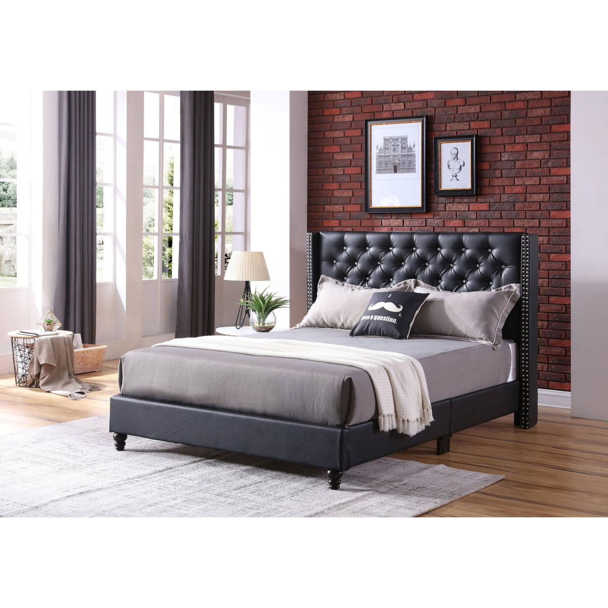 Tan King Bed F787974