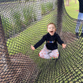 9.8X9.8 FT Kids Playground Net Heavy Duty Climbing Cargo Net I81773