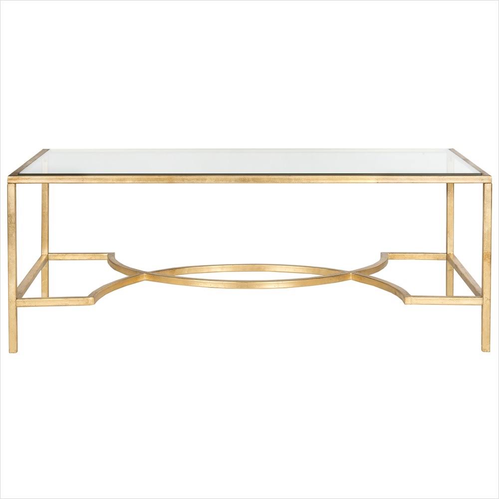 Silver/Black Glass Coffee Table E1705