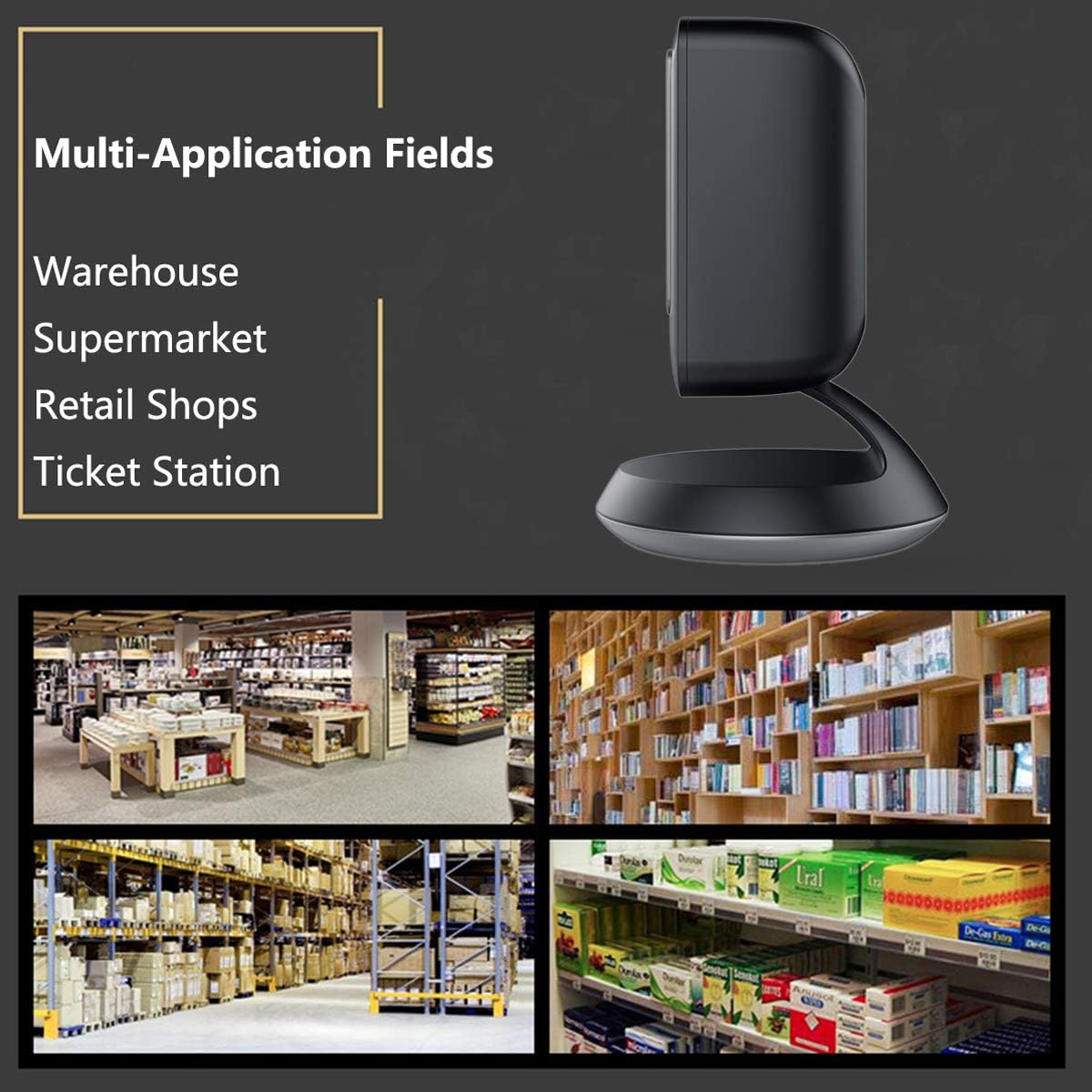 2D Barcode Scanner, USB, Pack of 2 S894