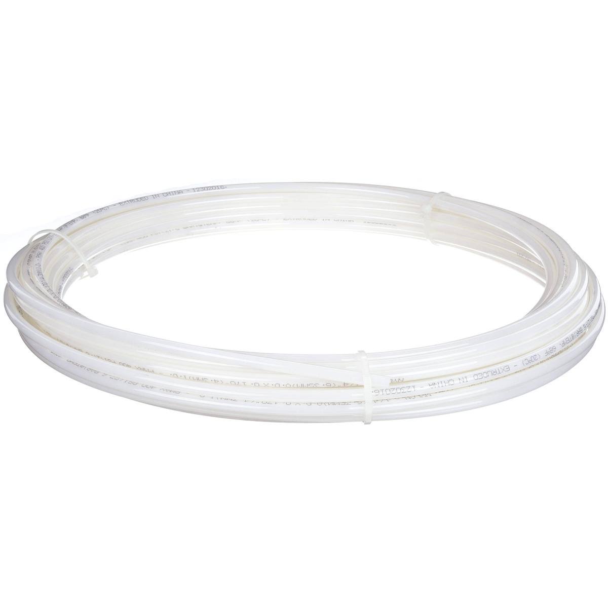 1/2x22 Od Nylon Natural Tubing, 50 ft X2604