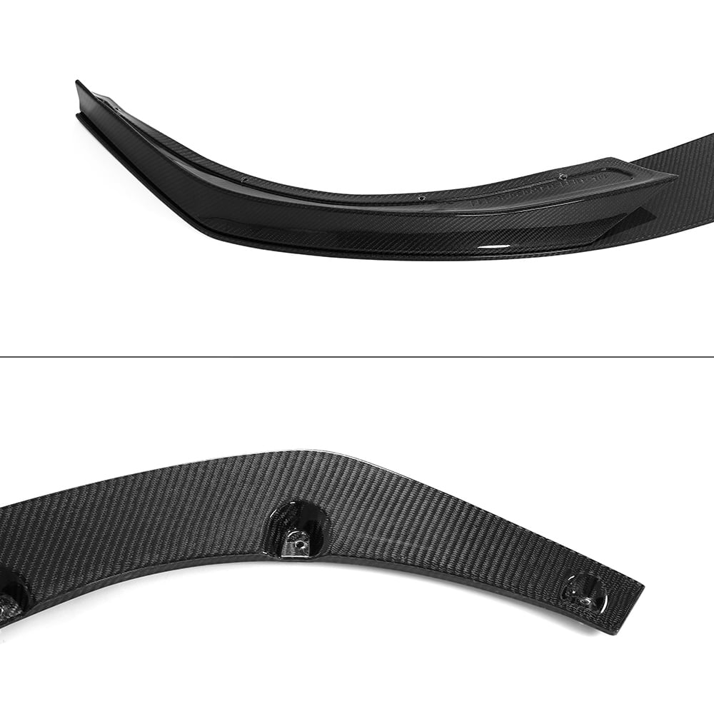 Gloss Black Front Bumper Lip for Tesla Model S Sedan 4-Door 3PCS L1567
