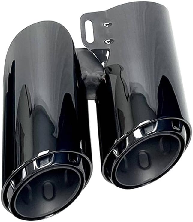 2 pcs Stainless Steel Muffler Tail Tip Exhaust Pipe D7896