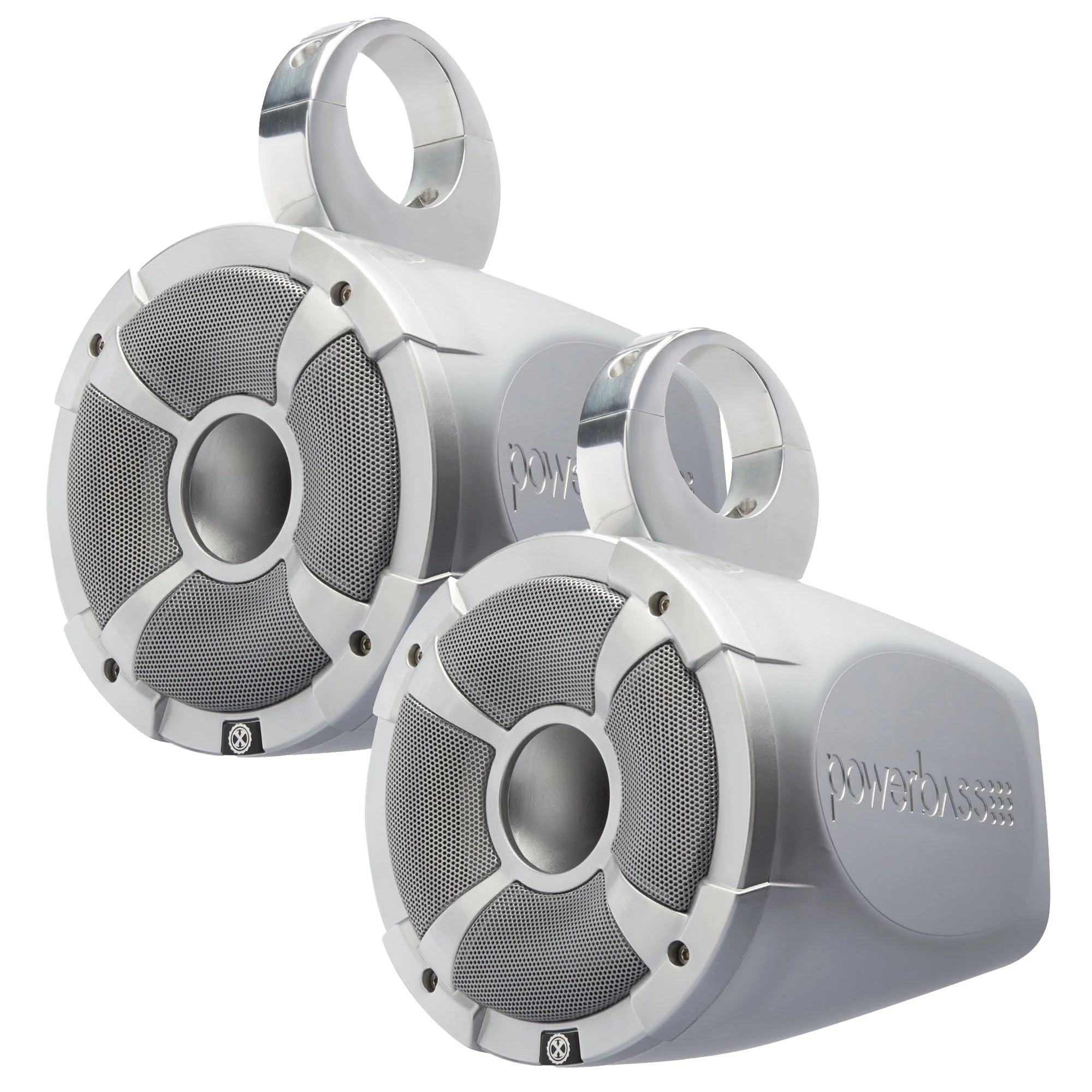 2 Pairs of 6.5" Marine Wake Board & UTV Roll Bar Speakers with Amplifier A99572