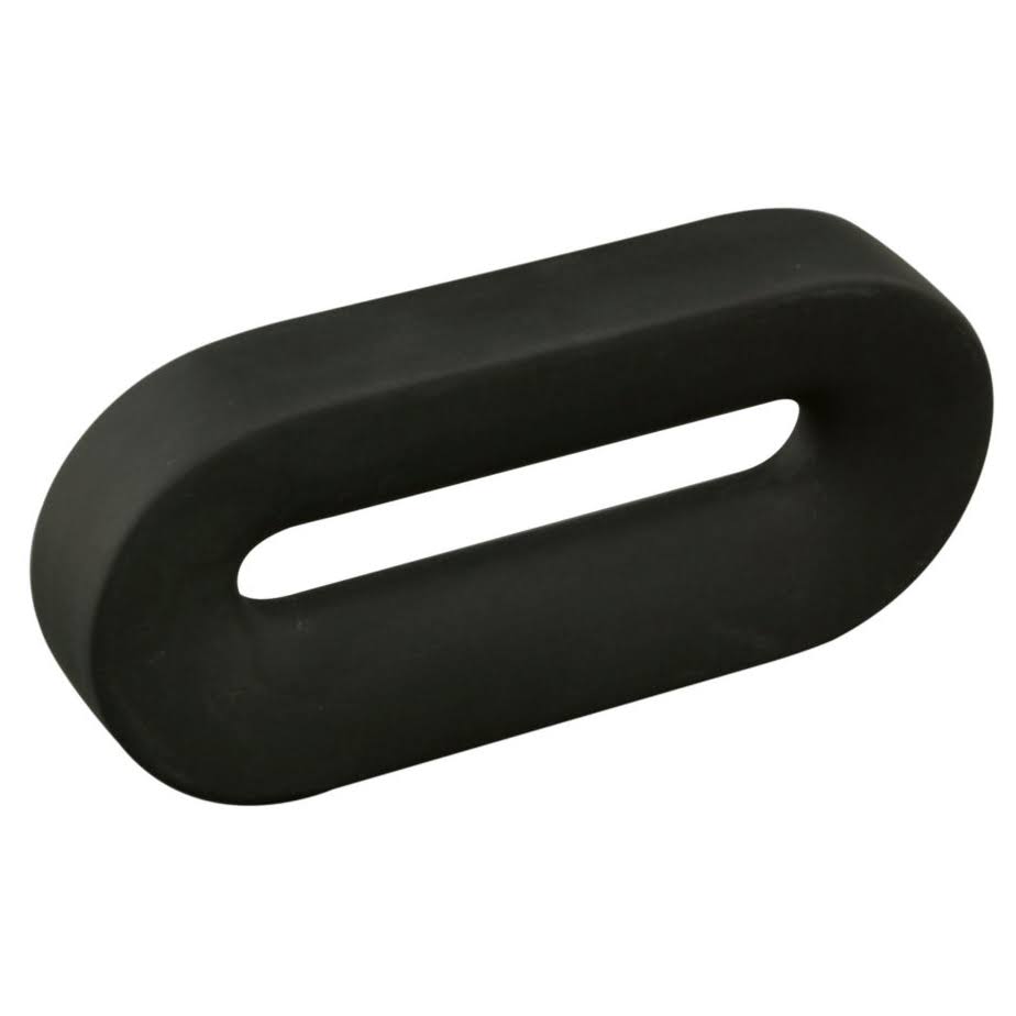 Charcoal Oval Cabinet Pull V61509