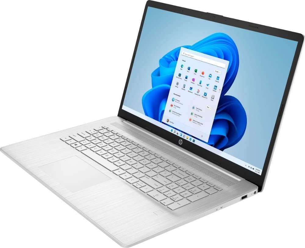 17.3 FHD Laptop, AMD Ryzen 5 5500U 6-Core, 8GB RAM, 256GB NVMe SSD, Natural Silver Y385024