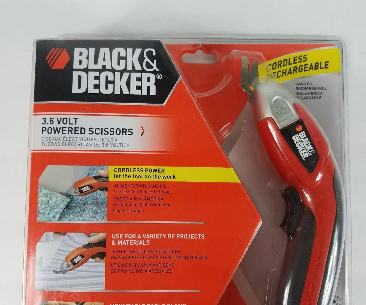 Black u0026 Decker Sz360 3.6-Volt NiCad Cordless Power Scissors Q56823
